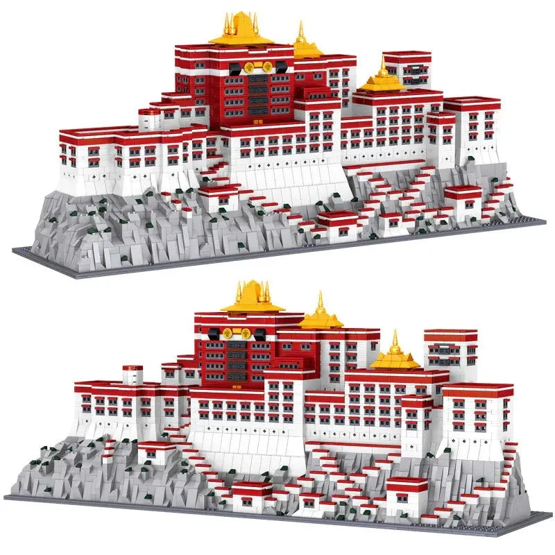 Building Blocks MOC Expert Architecture Potala Palace Bricks Toys Construction Set Toys - 1